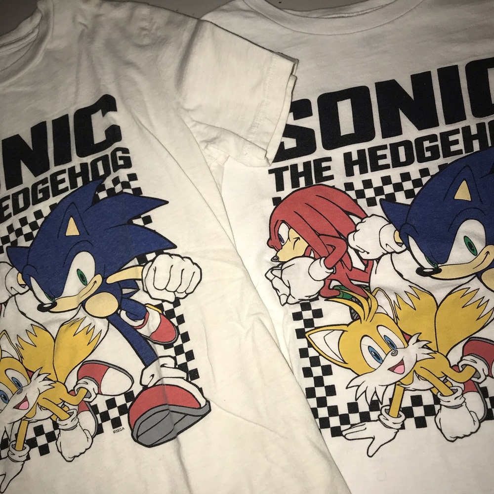 Vintage Style Sonic The Hedgehog Tee